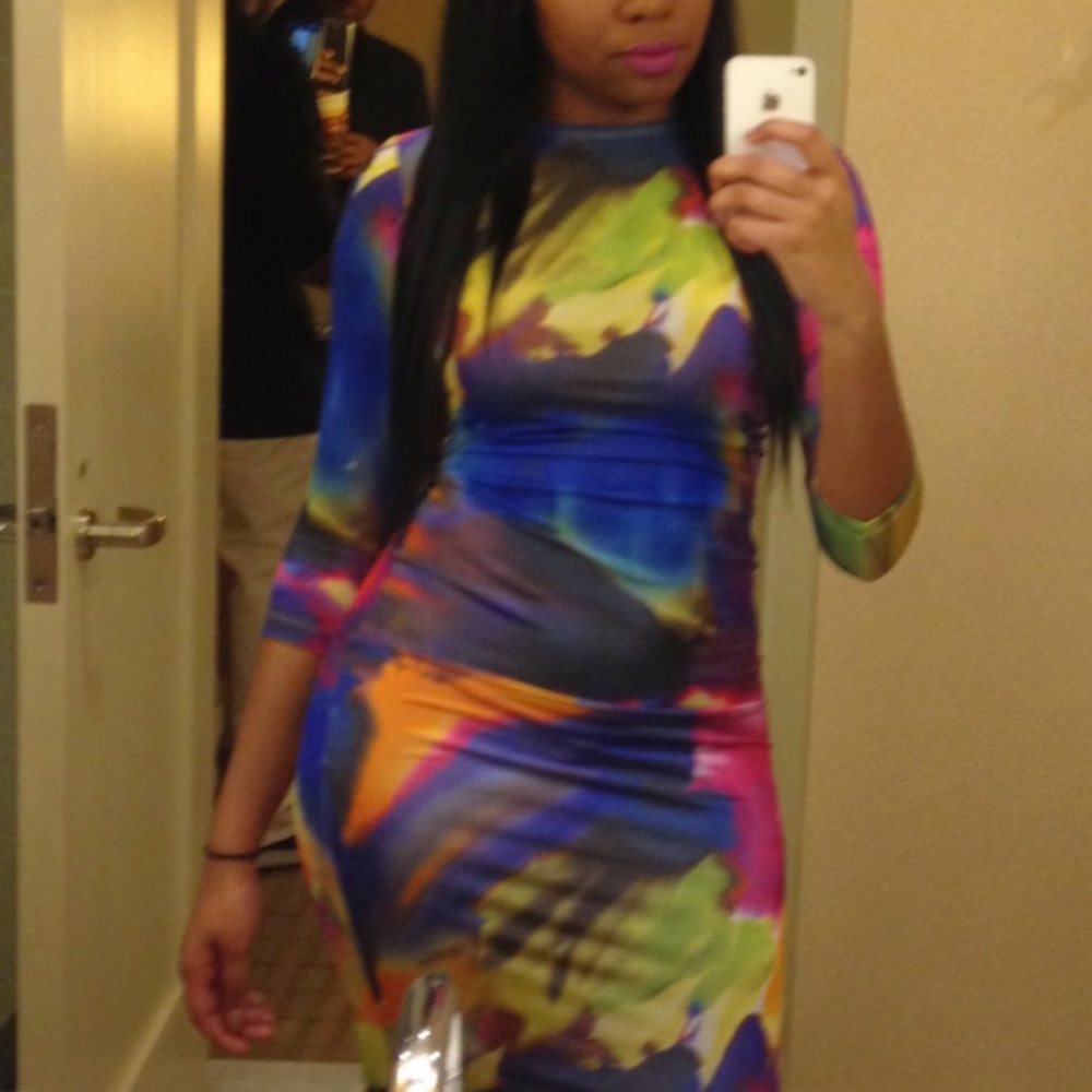 Multicolored dress